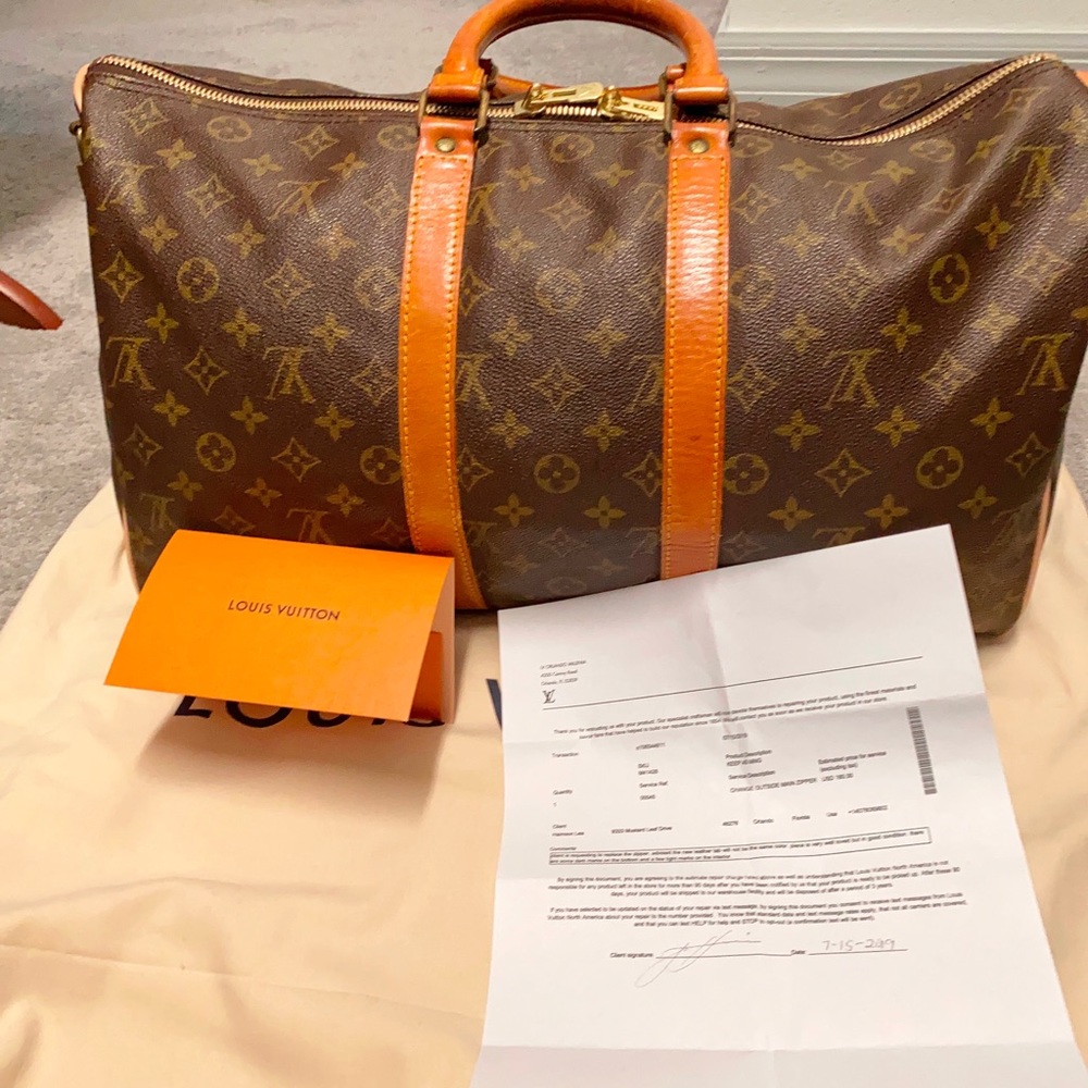 Authentic Louis Vuitton keepall 45 monogram